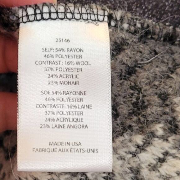 Anthropologie Dolan Houndstooth Mohair Jacket - Picture 6 of 7